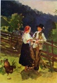Rumänisches Paar am Zaun - WK:0311