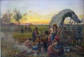 Zigeuner am Lagerfeuer - WK:1695
