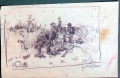 Getroffen, Soldaten auf offenem Feld - WK:1920