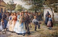 Kirchweihzug an der Straßenecke - WK:0502