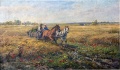 Weizenflur mit Pferdewagen - WK:0875