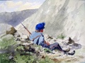 Wachposten in den Bergen - WK:1754