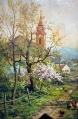 Dorf mit Kirche - WK:0249