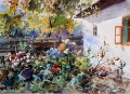 Hinterhaus und Blumengarten - WK:0885
