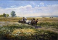 Weizenflur mit Pferdewagen - WK:0820