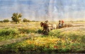 Weizenflur mit Pferdewagen - WK:0747