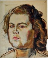 Portet de fată (Frauenporträt, Frau mit rundem Gesicht) - WK:0938