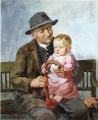 Großvater mit Enkelkind - WK:0171