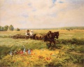 Weizenflur mit Pferdewagen - WK:0204