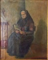 Alte Frau mit Gebetbuch - WK:2279