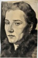Portret (Frauenporträt, Frau mit Pelzkragen) - WK:0954