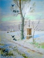 Wegkreuz im Winter - WK:2336