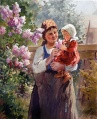 Mutter mit Kind im Arm - WK:0312