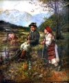Rumänisches Hirtenpaar - WK:0771