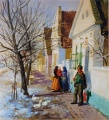 Dorfstraße im Winter - WK:0818