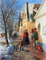 Dorfstraße im Winter - WK:0005