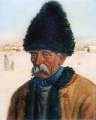 Alter Rumäne mit Pelzkappe - WK:0239