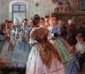 Kirchweihmädchen im Tanzsaal - WK:1897