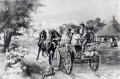 Bauernwagen, Feldarbeiter - WK:0199