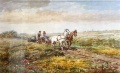 Weizenflur mit Pferdewagen - WK:0856
