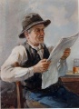 Zeitungsleser - WK:0072