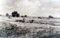 Weizenflur mit Pferdewagen - WK:0720