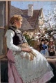 Mädchen im Fenster - WK:1898