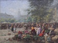 Blumenmarkt in der Stadt - WK:2304