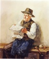 Zeitungsleser - WK:0667