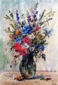 Feldblumen in einer Glasvase - WK:1374