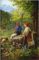 Rumänisches Hirtenpaar - WK:0780