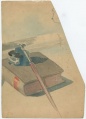 Buch mit Schreibzeug - WK:2264